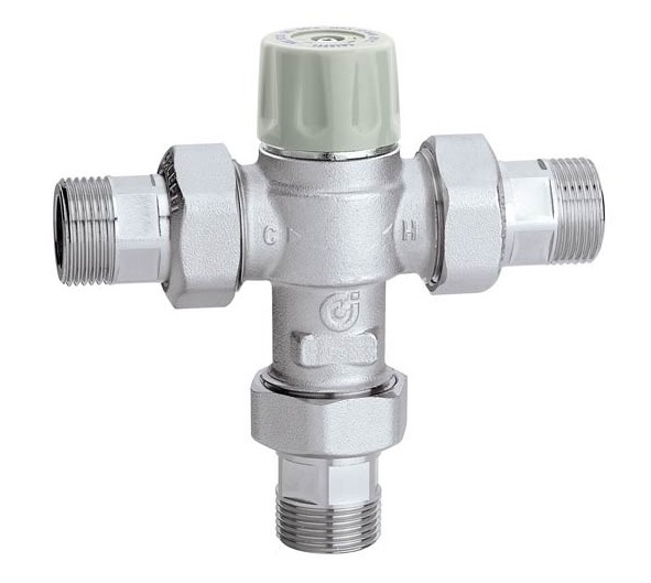 246620 2 termostaticky zmiesavaci ventil 1 2 30 az 50 c pn 10 t max 85 c spatna klapka filter ochrana pred obarenim