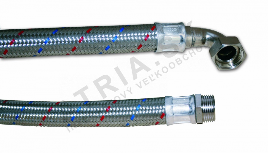 14789 flexi hadica opletenie nerez s kolenom 1 mf 25x33 100cm