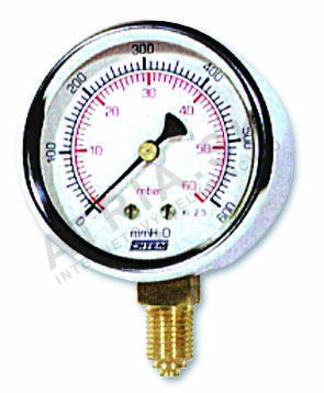 46325 manometer radialny pre plyn 0 100mbar mm h2o