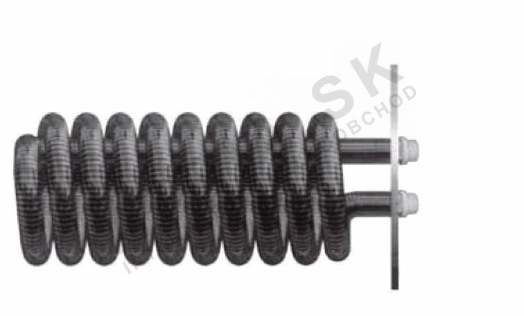 19208 medena vyhrievacia vlozka pre zasobniky ivar tanks dn 100 dn 180 550mm vymennik 1 21m2