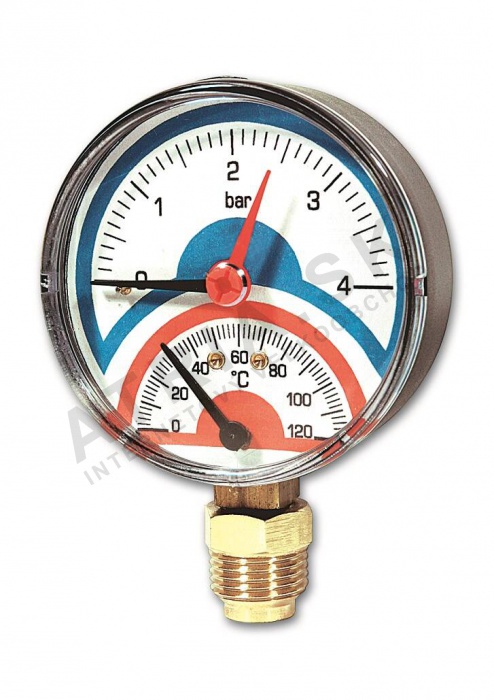 76310 termomanometer radialny 0 c az 120 c vratane spatnej klapky 1 4 fx1 2 m d80 0 4bar