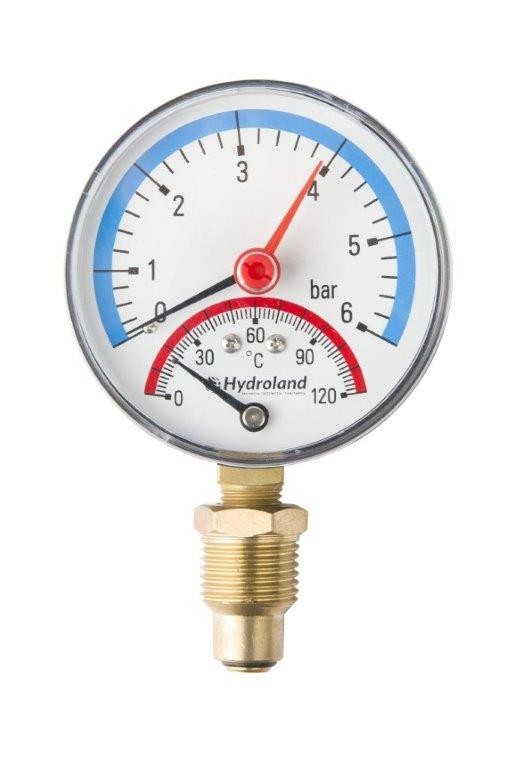 137625 radial thermomanometer 0 c 120 c 0 1 6 bar 80 mm
