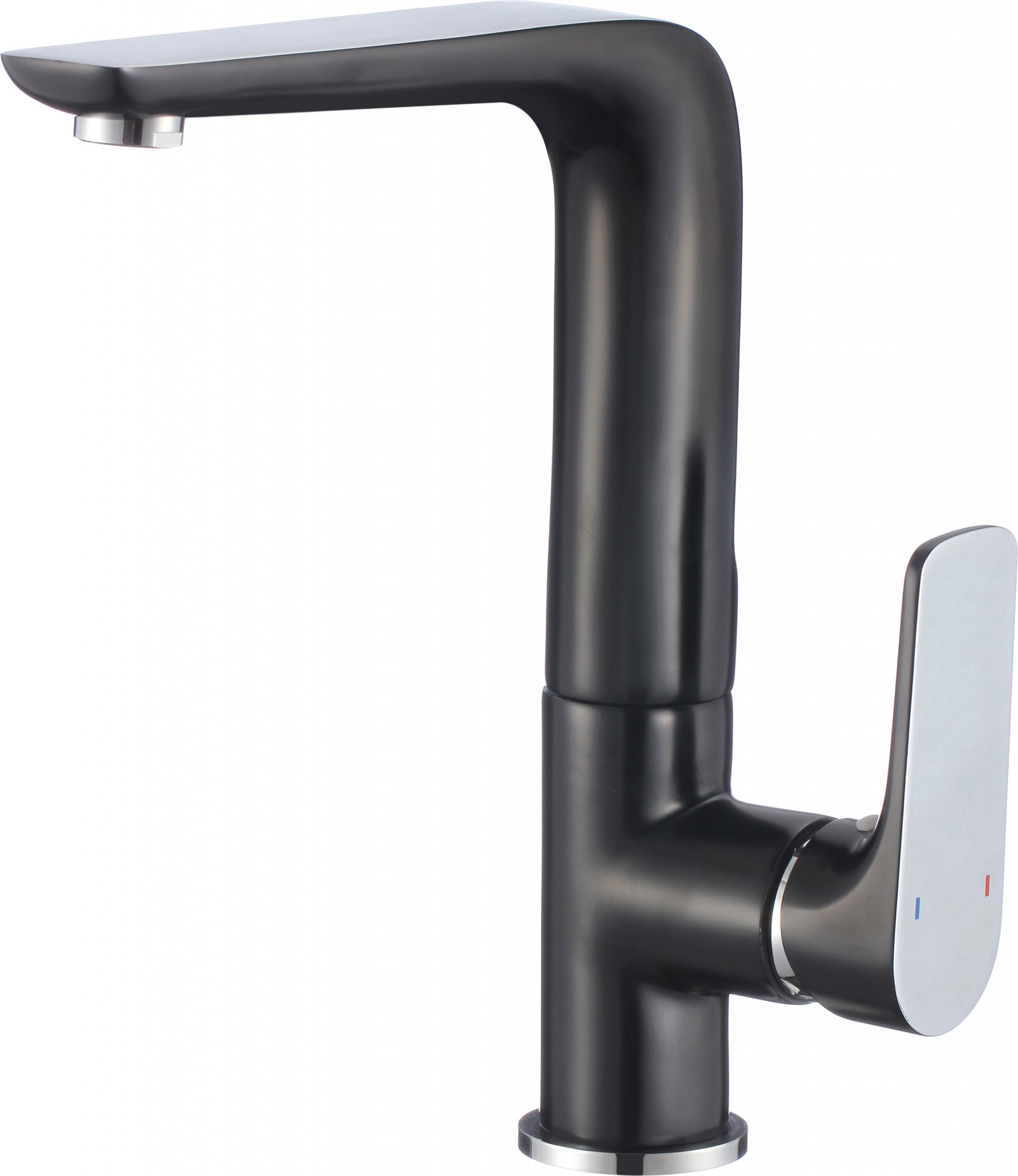 137673 kitchen mixer senja black chrome