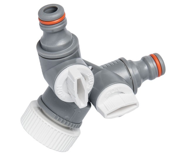 137763 white line tee with two valves 1 and 3 4