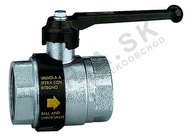 16670 gulovy uaver voda so spatnym ventilom 2 ff packa