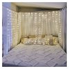 535961 11 led vianocna drop retaz zaclona 2 9x2 m vonkajsia aj vnutorna tepla biela programy