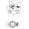 246680 3 tlakovy redukcny ventil 1 2 pn 16bar pracovny rozsah 1 6 bar t max 40 c s pripojenim 1 4 f na manometer