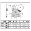 246686 3 tlakovy redukcny ventil 3 4 pn 16bar pracovny rozsah 1 6 bar t max 40 c s pripojenim 1 4 f na manometer