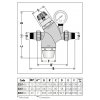 246734 3 tlakovy redukcny ventil 1 2 pn 25bar pracovny rozsah 1 6 bar t max 40 c s manometrom 0 10 barr filter so sitkom 280 m