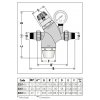 246740 3 tlakovy redukcny ventil 3 4 pn 25bar pracovny rozsah 1 6 bar t max 40 c manometer 0 10 bar filter so sitkom 280 m