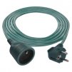 291317 predlzovaci kabel 2 m 1 zasuvka zeleny pvc 1 mm2