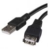 304653 2 usb kabel 2 0 a vidlica a zasuvka 2m