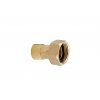 137073 brass water meter connector with gasket 1 2