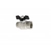 137127 water ball valve tytan with butterfly handle and compression nut 1 f m