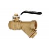 137160 tytan water ball valve with oblique filter and compression nut 3 4 female female