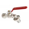 137166 bibcock water ball valve with compression nut and hose nipple 1 2