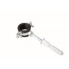 137352 single hole steel clamp with rubber 3 4