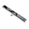 137559 linear outflow sleek 60 cm black glass