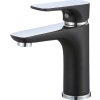 137664 basin mixer senja black chrome without a plug