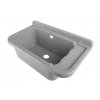 137784 plastic sink 55x34x21 grey siphon mounting kit