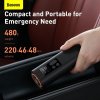 828782 3 baseus car tool super mini inflator tyre pump 15sec fast inflation 4 tires in 25 minutes black crcq000001