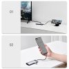 828812 12 baseus hub metal glam series 5 in 1 3xusb a 3 0 type c male type c female hdmi a gray eu wkwg020013