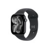 1425471 apple watch series 11 2025 gps 46mm jet black alu case black sport band s m eu meuw4