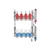 Stainless steel square manifold with automatic venting - 4 way