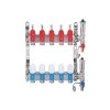 Stainless steel square manifold with automatic venting - 5 way