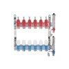 Stainless steel square manifold with automatic venting - 6 way