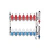 Stainless steel square manifold with automatic venting - 7 way