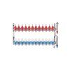 Stainless steel square manifold with automatic venting - 12 way