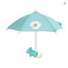 Umbrella for phone with suction cup Flower Blue