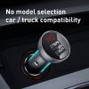 933873 5 baseus car charger digital display dual usb 4 8a 24w silver ccbx 0s