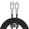 934014 2 baseus type c lightning cafule series metal data cable pd 20w 2m black catljk b01
