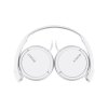 1391640 1 sony mdr zx110 wired on ear foldable headphones white eu