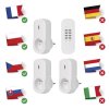 Remote controlled sockets, white