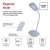 83357 21 led stolna lampa stella modra
