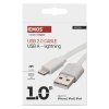84239 7 nabijaci a datovy kabel usb a 2 0 lightning mfi 1 m biely