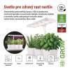 LED GROW grow lamp 7 W, timer, dimmable lamp, white