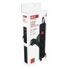 Surge protector - 3 sockets, 1.5 m, black