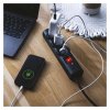 Surge protector - 3 sockets, 1.5 m, black