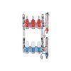Stainless steel square manifold with automatic venting - 3 way