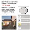 85892 4 led prisadene svietidlo zuri s pohyb senz kruhove c b 14w t b