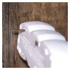 Extension cable 5 m / 5 sockets / with switch / white / PVC / 1.5 mm2