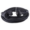 86492 vonkajsi predlzovaci kabel 20 m 1 zasuvka cierny guma 230 v 2 5 mm2