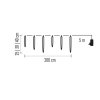 535619 9 led vianocna girlanda cencule 6 ks 2 m vonk a vnut studena biela