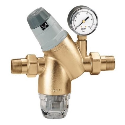 Nyomáscsökkentő szelep 1", PN 25bar, működési tartomány 1-6 bar, T max.+40 °C, manométer 0-10 bar, szűrő szűrővel - 280 µm