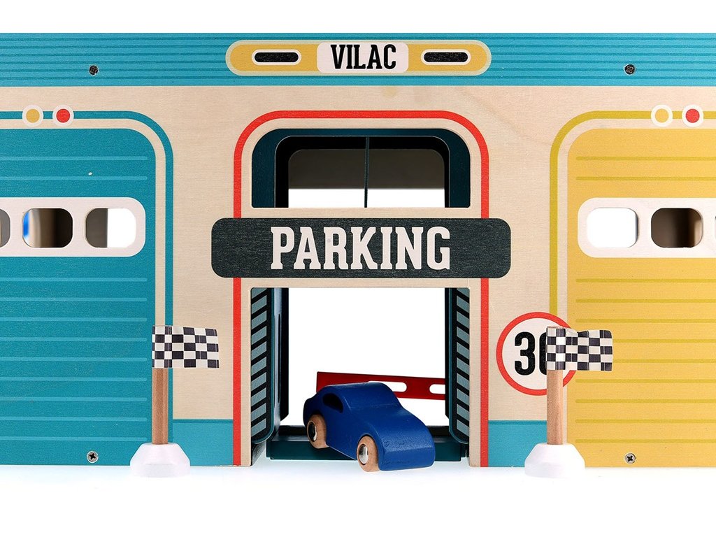 Vilac Drevená vintage garáž Vilacity