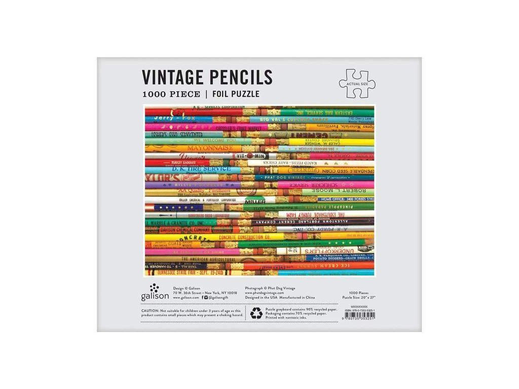 Galison Puzzle Ceruzky Phat dog vintage 1000 dielikov